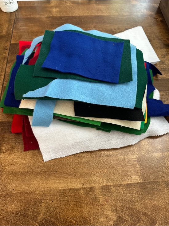Other - Assorted scrapes of felt